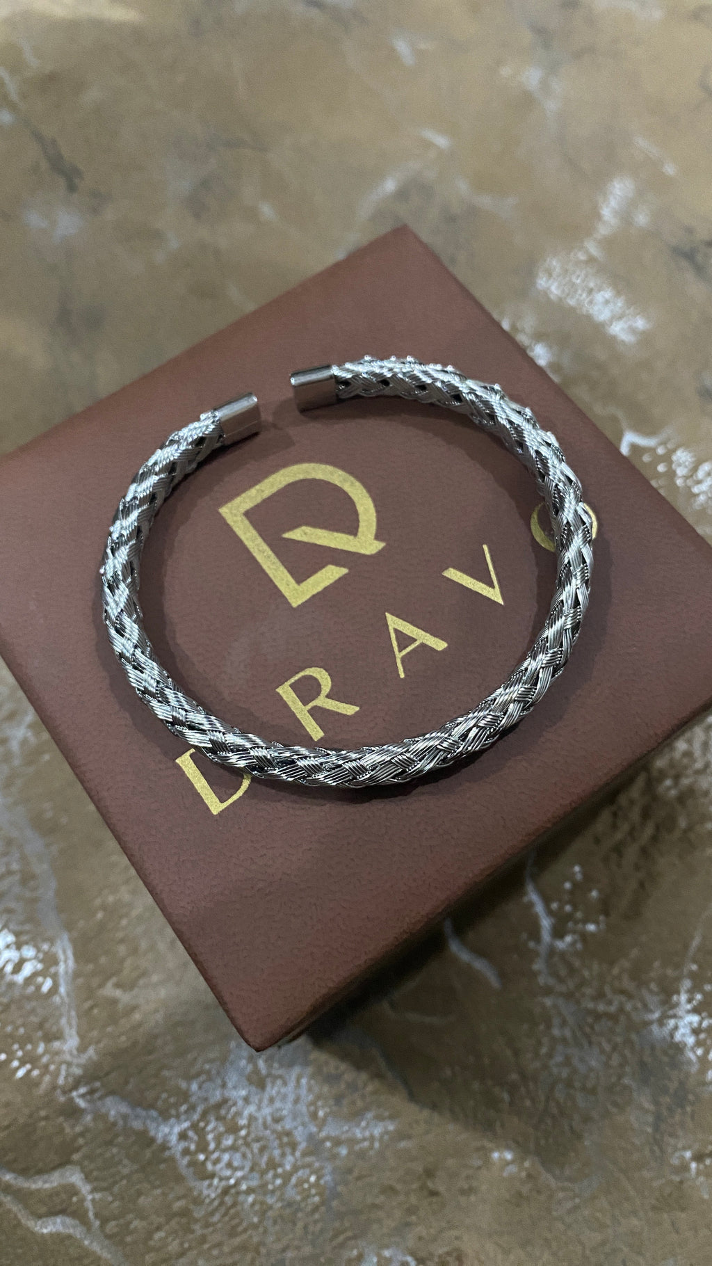 Silver Braided Bracelet