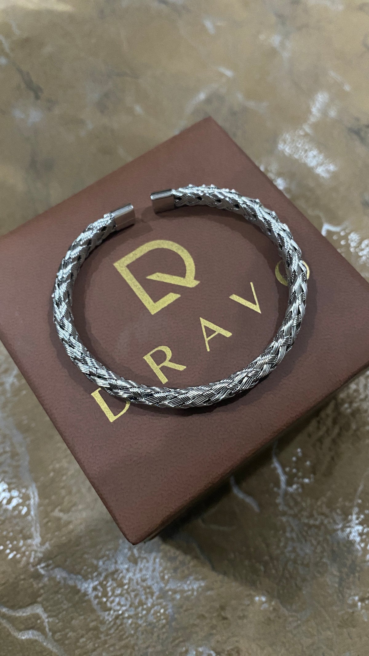 Silver Braided Bracelet