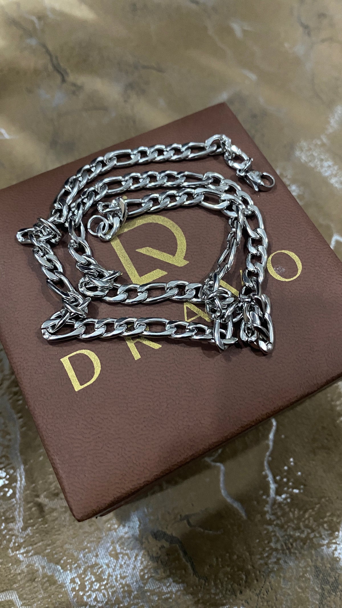 Silver Figaro Chain
