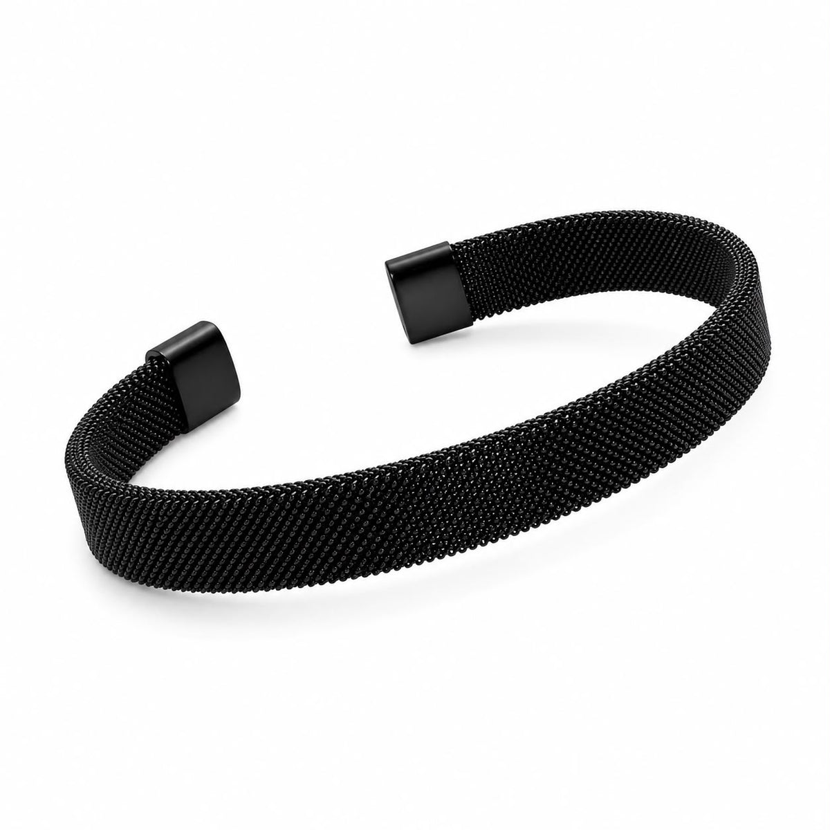 Black Mesh Magnetic Bracelet