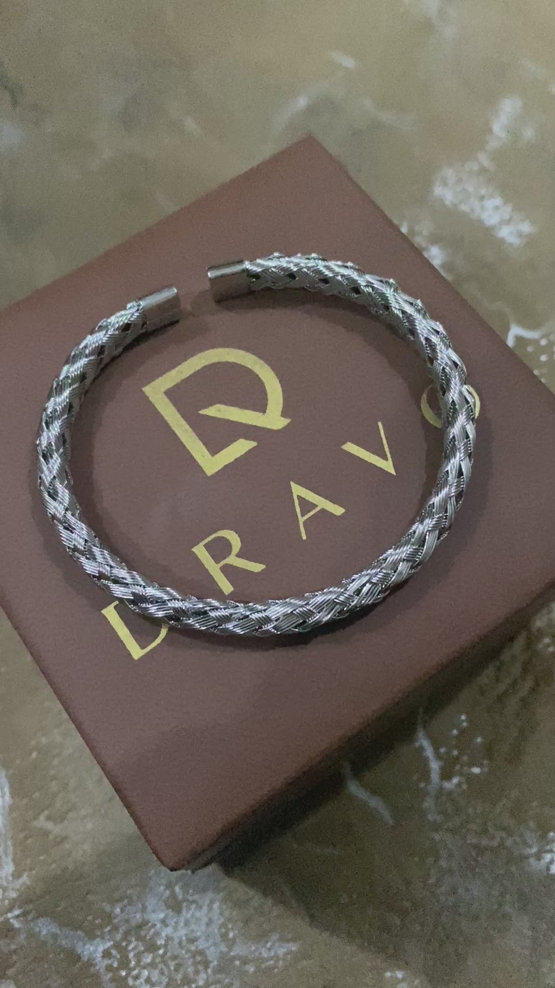Silver Braided Bracelet