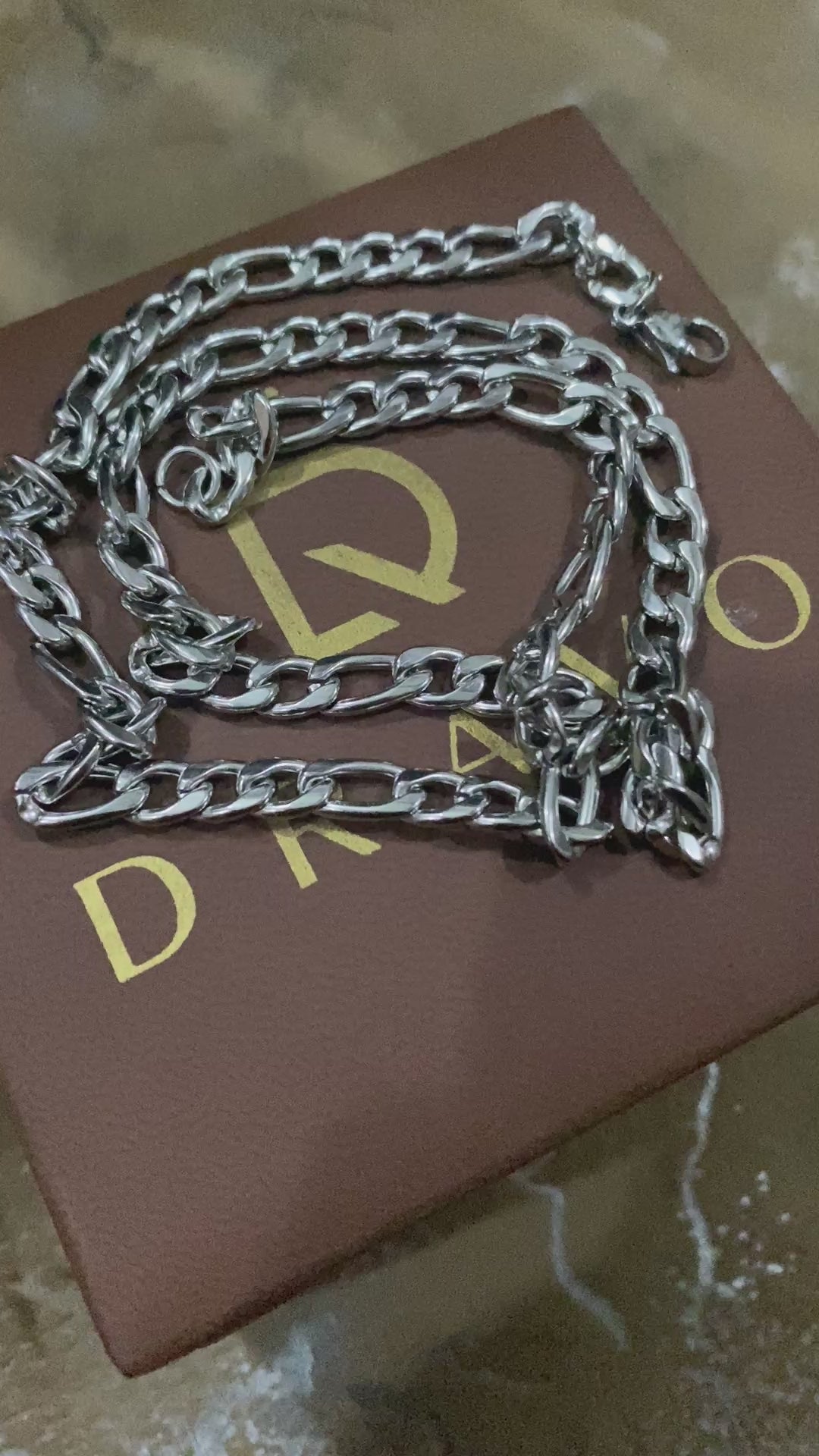 Silver Figaro Chain