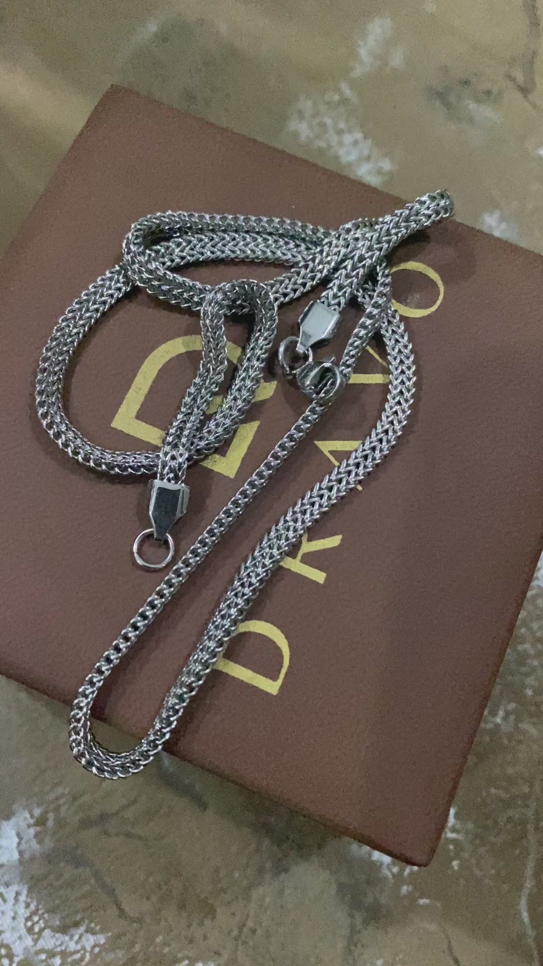 Silver Wheat Chain – Stainless Steel