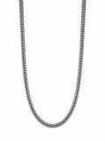 Silver Byzantine Rope Chain Necklace