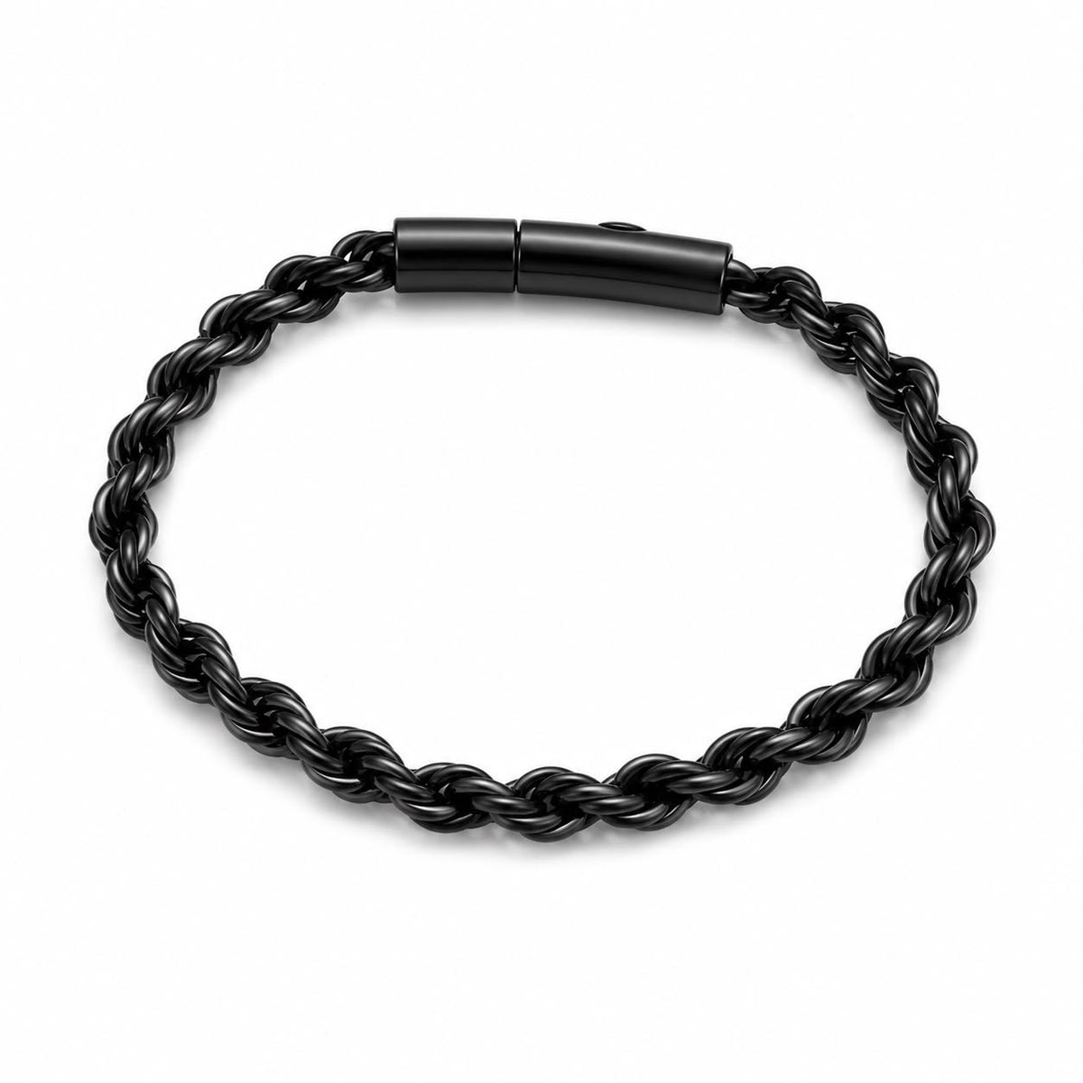 Premium Rope Chain Bracelet – Black