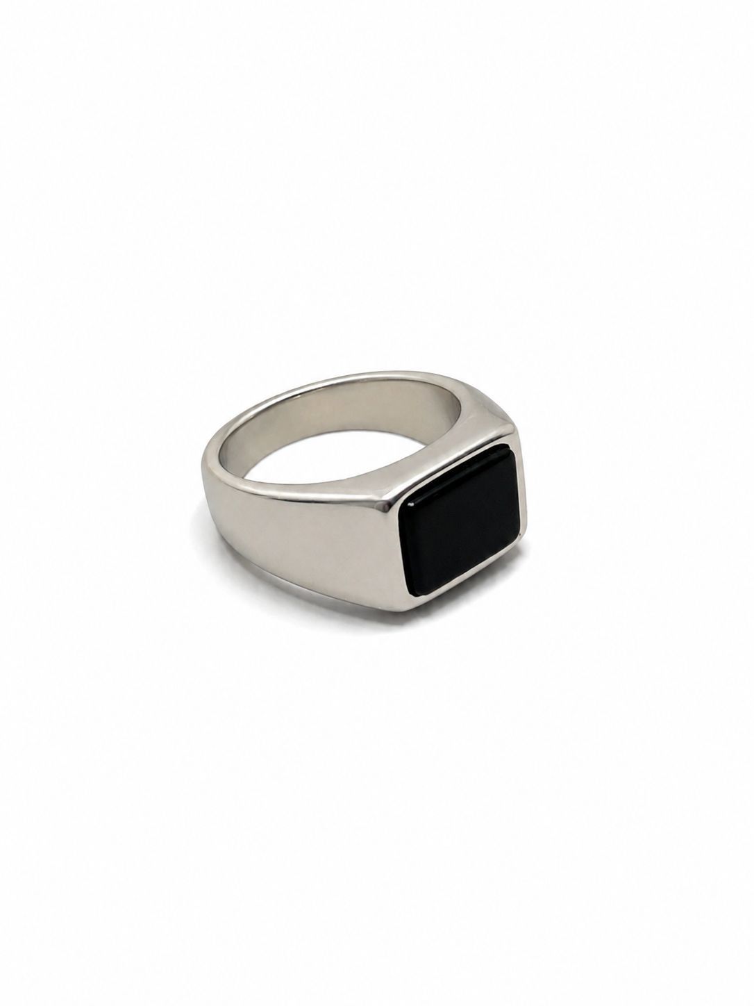 Square Agate Ring [Silver]