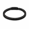 Premium Braided Wheat Bracelet – Black